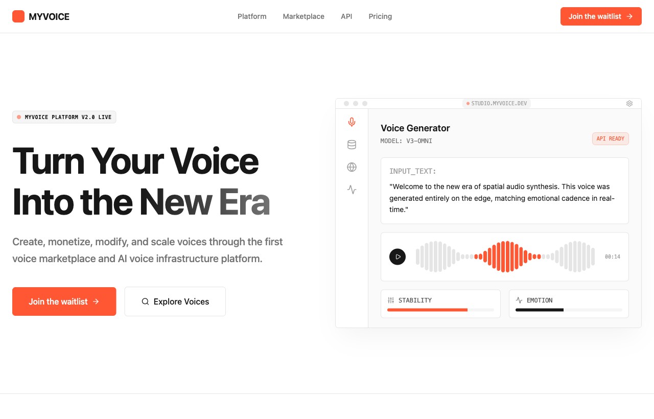 Voicelike — Turn Your Voice Into the New Era